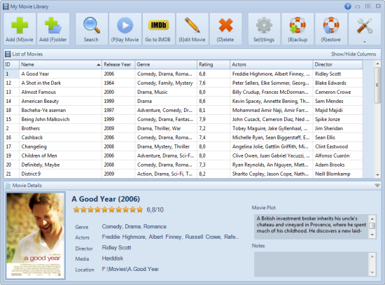 My Movie Library: The Best Movie Collection Organizer
